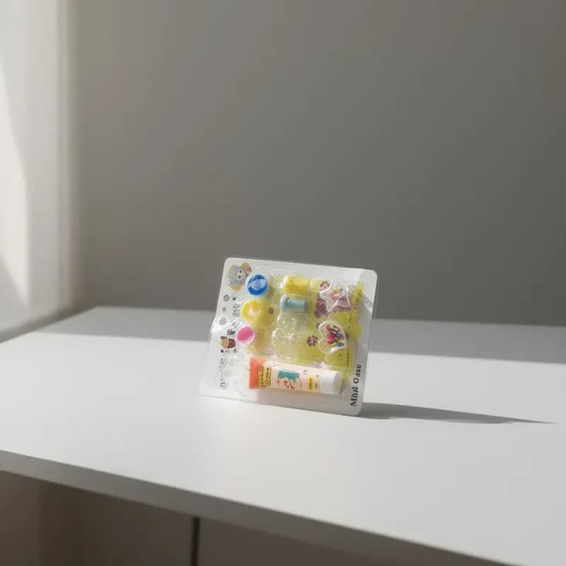 DIY Mini Slime Kit with Glitter and Charms - Image 1