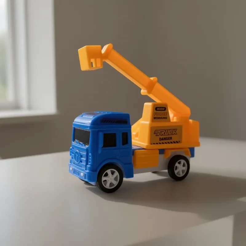 Mini Crane Toy Truck for Kids - Image 1