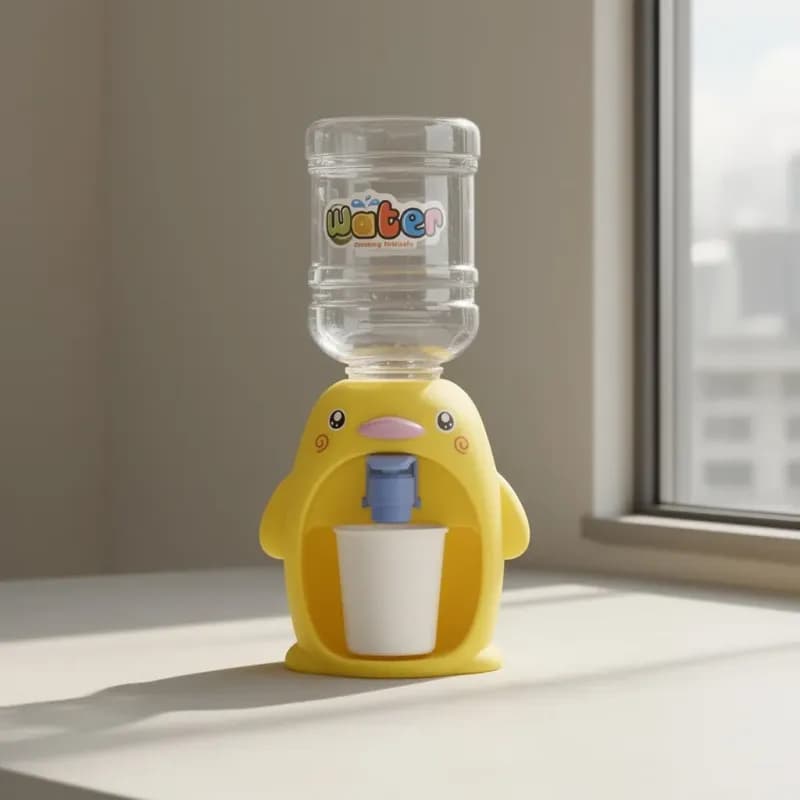 Mini Penguin Water Dispenser Toy - Image 1