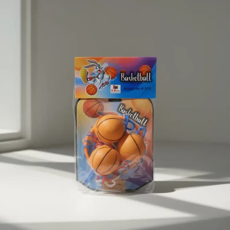 Mini Basketball Keychain Set - Image 1