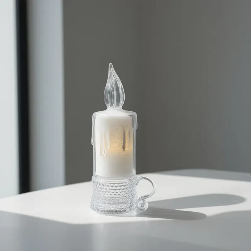 Clear LED Candle Light