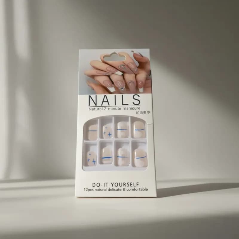 DIY Press-On Fake Nails (12 pcs) - Image 1