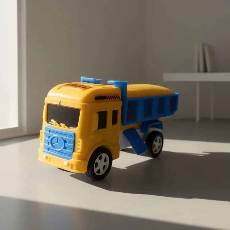 Kids Pull Back Dump Truck Toy - Image 1