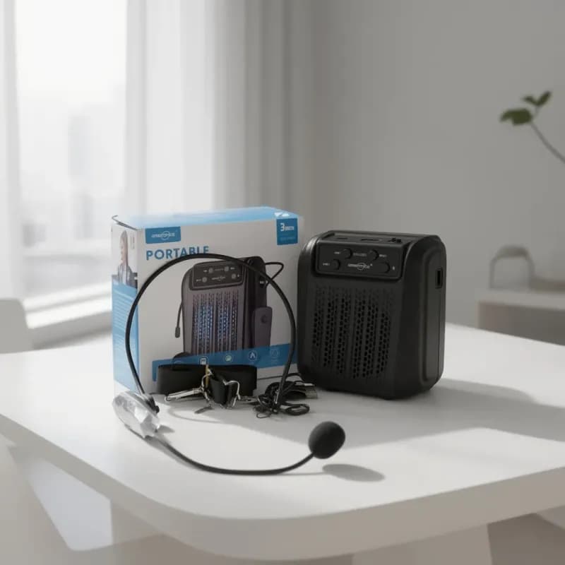 Portable Voice Amplifier with Headset Microphone - Image 1